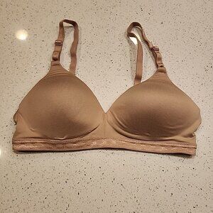 Warners Bra 34B Nude Wireless Lined 01269